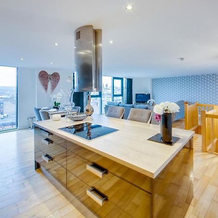 Spacious 3-Bed Penthouse With City Sky Line Views Sheffield Dış mekan fotoğraf