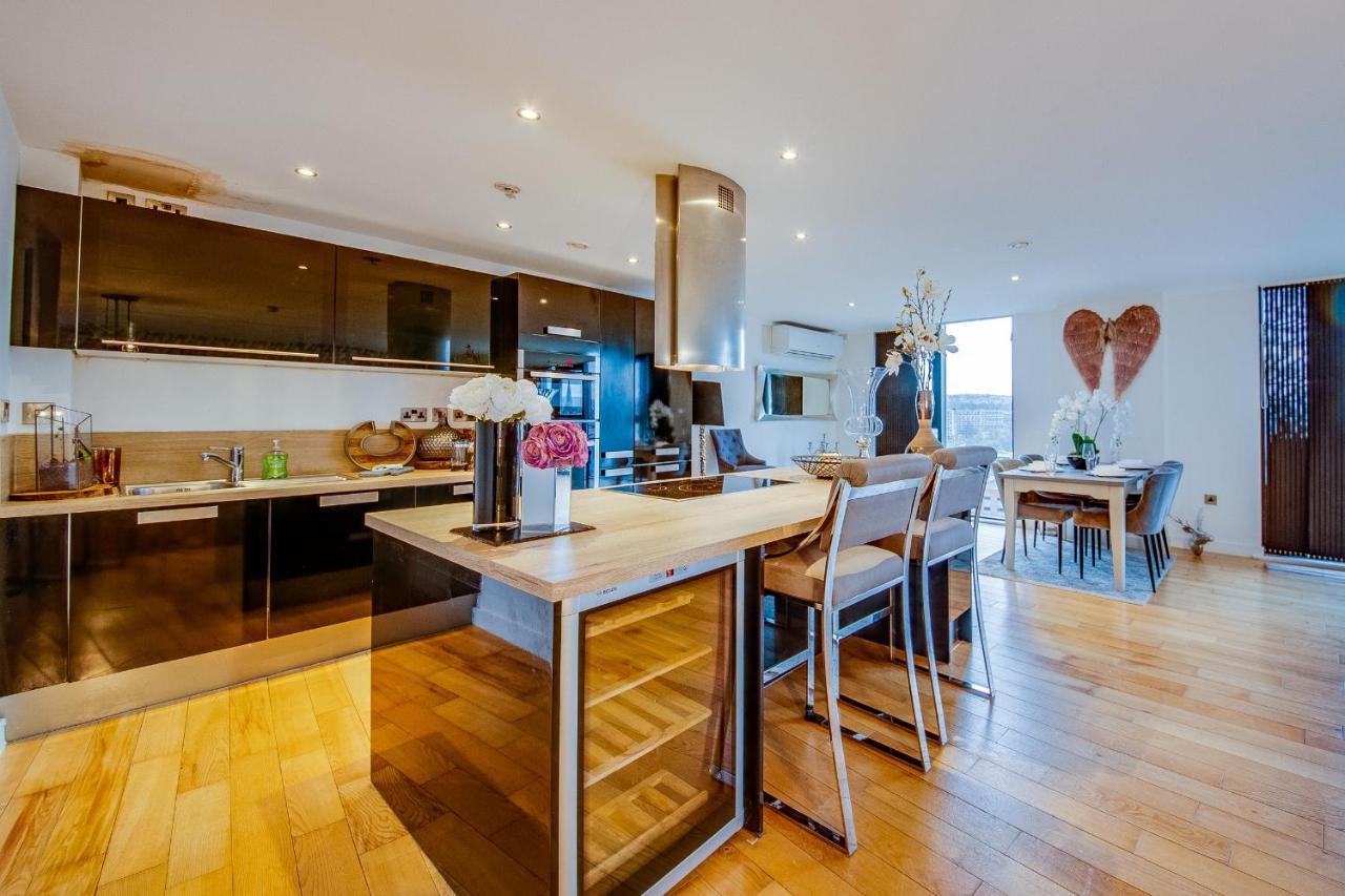 Spacious 3-Bed Penthouse With City Sky Line Views Sheffield Dış mekan fotoğraf
