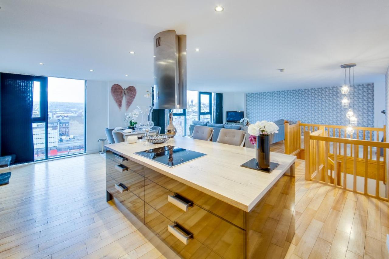 Spacious 3-Bed Penthouse With City Sky Line Views Sheffield Dış mekan fotoğraf